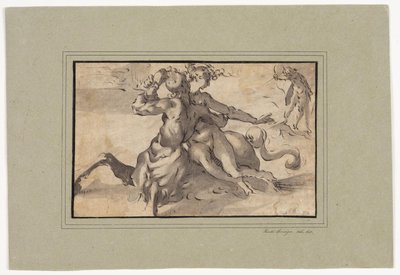 Herkules, Deianira i Centaur Nessus autorstwa Bartholomeus Spranger