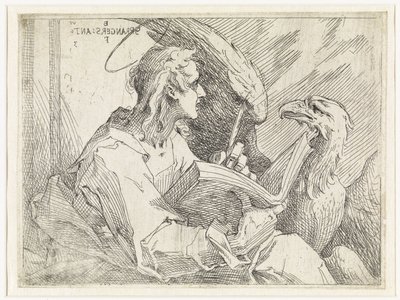 Jan Ewangelista autorstwa Bartholomeus Spranger