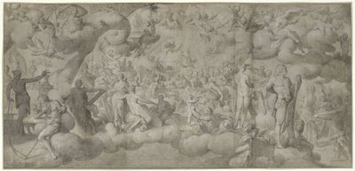 Wesele Kupidyna i Psyche autorstwa Bartholomeus Spranger