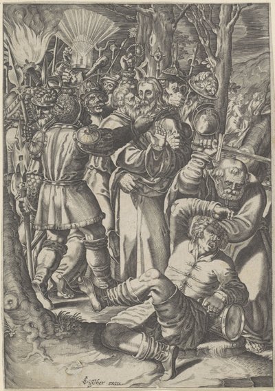 Niewola Chrystusa autorstwa Bartholomeus Willemsz. Dolendo (possibly)