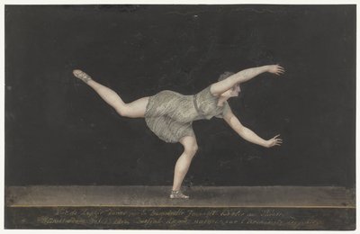 Tancerka Annette Köbler, performerka Pas-de-Zephir autorstwa Bartholomeus Ziesenis