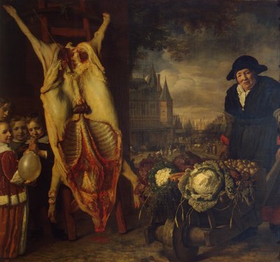 Nieuwmarkt w Amsterdamie autorstwa Bartholomeus van der Helst