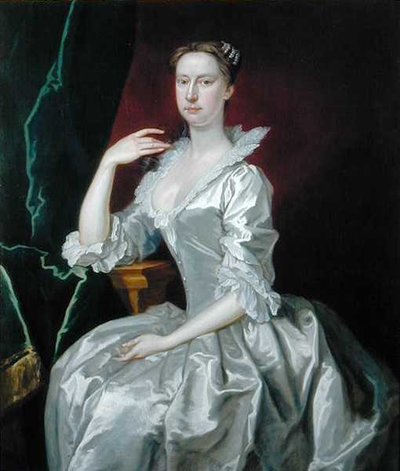 Portret pani Elżbiety Ingram (olej na płótnie) autorstwa Bartholomew Dandridge