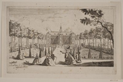 Zamek Jægersborg autorstwa Bartholomæus Roque