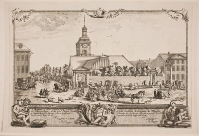 Kościół św. Piotra w Kopenhadze autorstwa Bartholomæus Roque