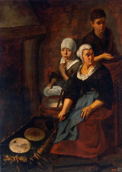 Pieczenie ciast płaskich”, 1645-1648. autorstwa Bartolomé Esteban Murillo