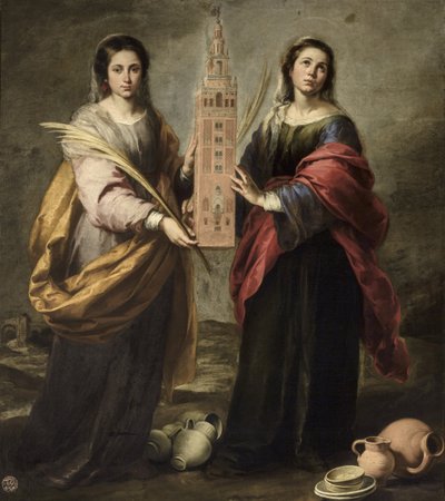 Święci Justa i Rufina, ok. 1666 r. autorstwa Bartolomé Esteban Murillo