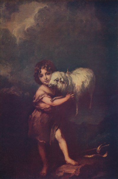 Św. Jan i Baranek, 1660-5, ok. 1900 autorstwa Bartolomé Esteban Murillo