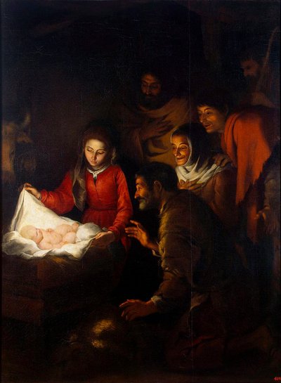 Adoracja pasterzy, ok. 1650 r. autorstwa Bartolomé Esteban Murillo