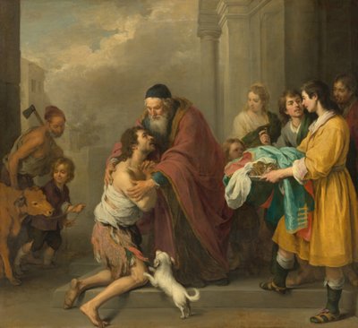 Powrót syna marnotrawnego, 16671670. autorstwa Bartolomé Esteban Murillo