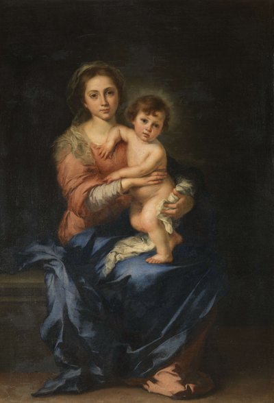 Dziewica z Dzieciątkiem, 1650. autorstwa Bartolomé Esteban Murillo