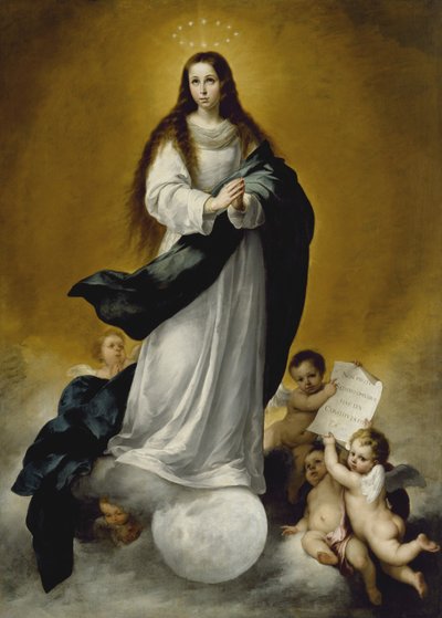 Dziewica Niepokalanego Poczęcia, ok. 1660 autorstwa Bartolomé Esteban Murillo