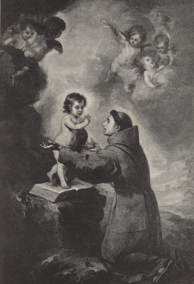 Wizja św. Antoniego Padewskiego autorstwa Bartolomé Esteban Murillo