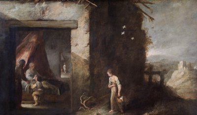Izaak błogosławiący Jakuba (olej na płótnie) autorstwa Bartolomé Esteban Murillo