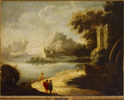 Krajobraz ... (olej na płótnie) autorstwa Bartolomé Esteban Murillo