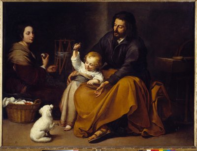Obraz Świętej Rodziny Bartolome Murillo (1618-1682) autorstwa Bartolomé Esteban Murillo