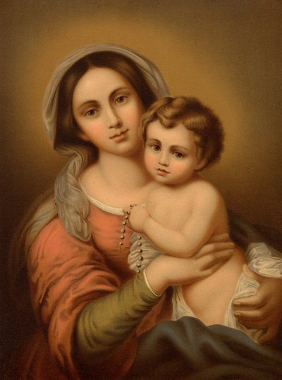 Madonna z Dzieciątkiem autorstwa Bartolome Esteban after Murillo