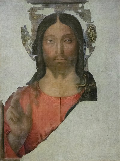 Salvator mundi, ok. 1480-81 (tempera na panelu) autorstwa Bartolomeo (attr. to) Della Gatta