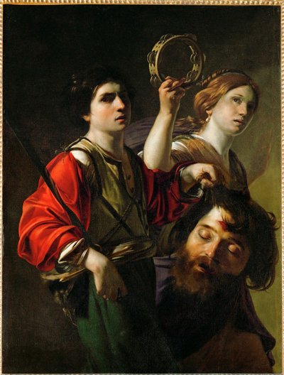 David triomphant - triumf Davida ... autorstwa Bartolomeo (manner of) Manfredi