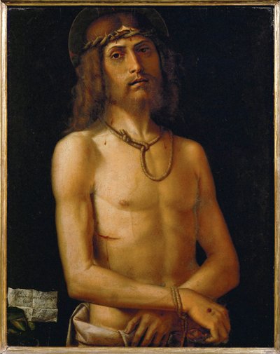 Ecce Homo ... autorstwa Bartolomeo (style of) (fl.c.1619) Montagna