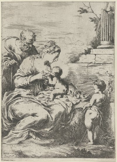 Maryja karmiąca Dzieciątko Chrystusa autorstwa Bartolomeo Biscaino
