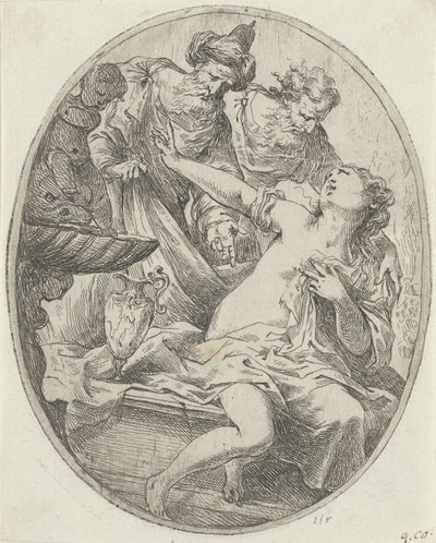Zuzanna i Starsi autorstwa Bartolomeo Biscaino