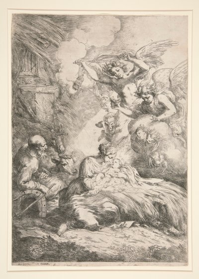 Narodzenie Chrystusa autorstwa Bartolomeo Biscaino
