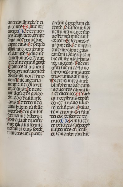 Mszał: Fl. 121: zawiera muzykę dla Hely Hely Lamy itp. w ramach Pasji wg św. Mateusza, 1469. autorstwa Bartolomeo Caporali