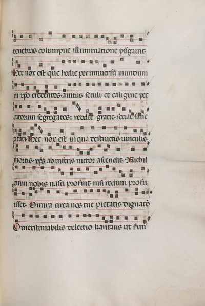 Mszał: Fl. 155: Muzyka na Exultet, 1469 autorstwa Bartolomeo Caporali