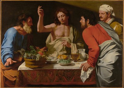 Wieczerza w Emaus autorstwa Bartolomeo Cavarozzi