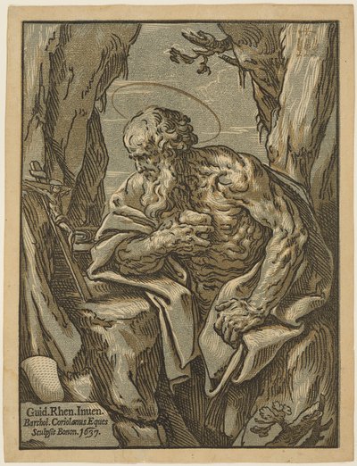 Święty Hieronim autorstwa Bartolomeo Coriolano