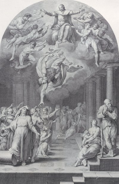 Tablica 40: podział wybranych od potępieńca, 1756. Twórcy: Bartolomeo Crivellari, Gabriel Söderling. autorstwa Bartolomeo Crivellari, Gabriel Söderling