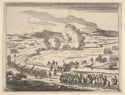 Rozpoczyna się oblężenie Aleksandrii, od Idei chrześcijańskiego księcia i bohatera we Franciszku…, 1659. autorstwa Bartolomeo Fenice