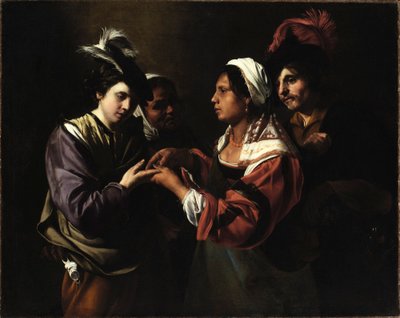 Wróżbita autorstwa Bartolomeo Manfredi