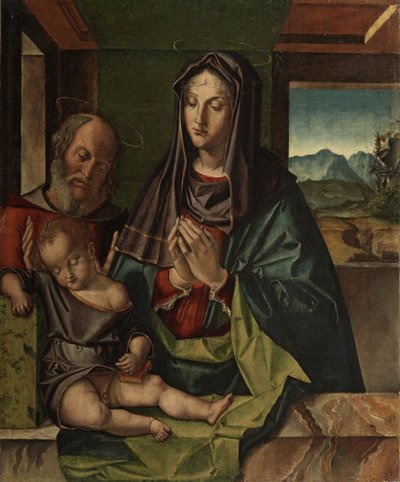 Święta Rodzina, ok. 1500 autorstwa Bartolomeo Montagna