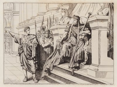 Appiusz Klaudiusz wysłany przez Lukullusa na dwór Tigranesa Wielkiego (akwaforta) autorstwa Bartolomeo Pinelli