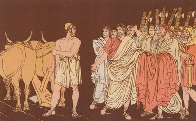 Cincinnatus powołany na dyktatora autorstwa Bartolomeo Pinelli