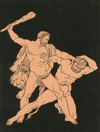 Herkules i Kakus autorstwa Bartolomeo Pinelli