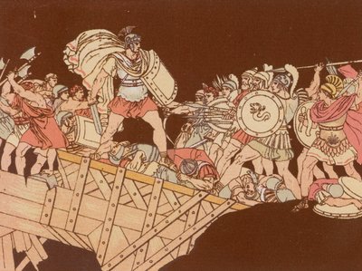 Horatius na moście autorstwa Bartolomeo Pinelli