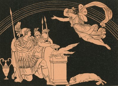 Iris ukazująca się Turnusowi autorstwa Bartolomeo Pinelli