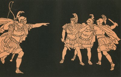 Nisus ir Euryaluspoli autorstwa Bartolomeo Pinelli