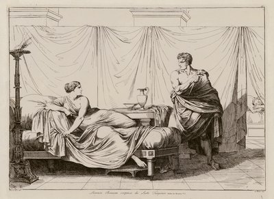 Gwałt na Lukrecji dokonany przez Sekstusa Tarkwiniusza (akwaforta) autorstwa Bartolomeo Pinelli