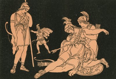 Śmierć Camilli autorstwa Bartolomeo Pinelli