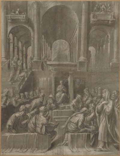 Chrystus wśród lekarzy autorstwa Bartolomeo Ramenghi