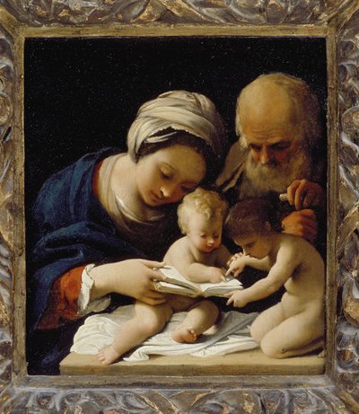 Święta Rodzina z młodym św. Janem Chrzcicielem autorstwa Bartolomeo Schedoni