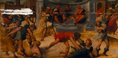 Gwałt na Sabinkach autorstwa Bartolomeo di David