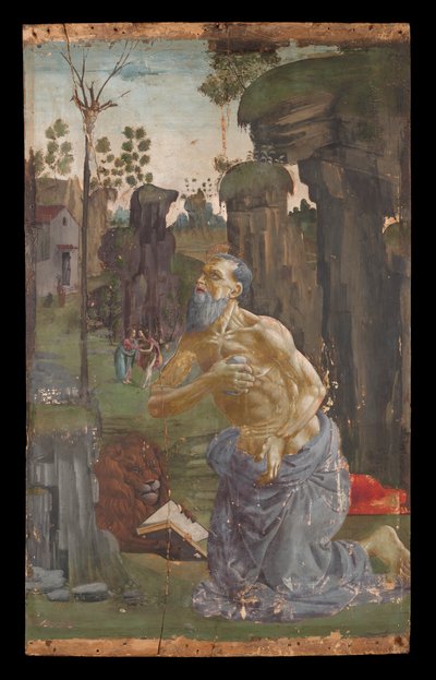 Pokuta św. Hieronima autorstwa Bartolomeo di Giovanni