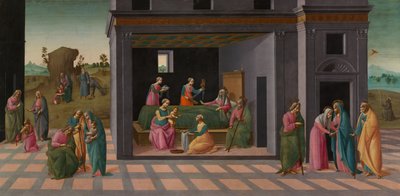 Sceny z życia świętego Jana Chrzciciela autorstwa Bartolomeo di Giovanni
