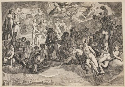 Psyche przeniesiona na Olimp autorstwa Bartolomeus Willemsz. Dolendo