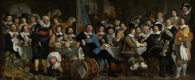 Bankiet gildii kuszników z okazji traktatu z Munster, 1648 autorstwa Bartolomeus van der Helst